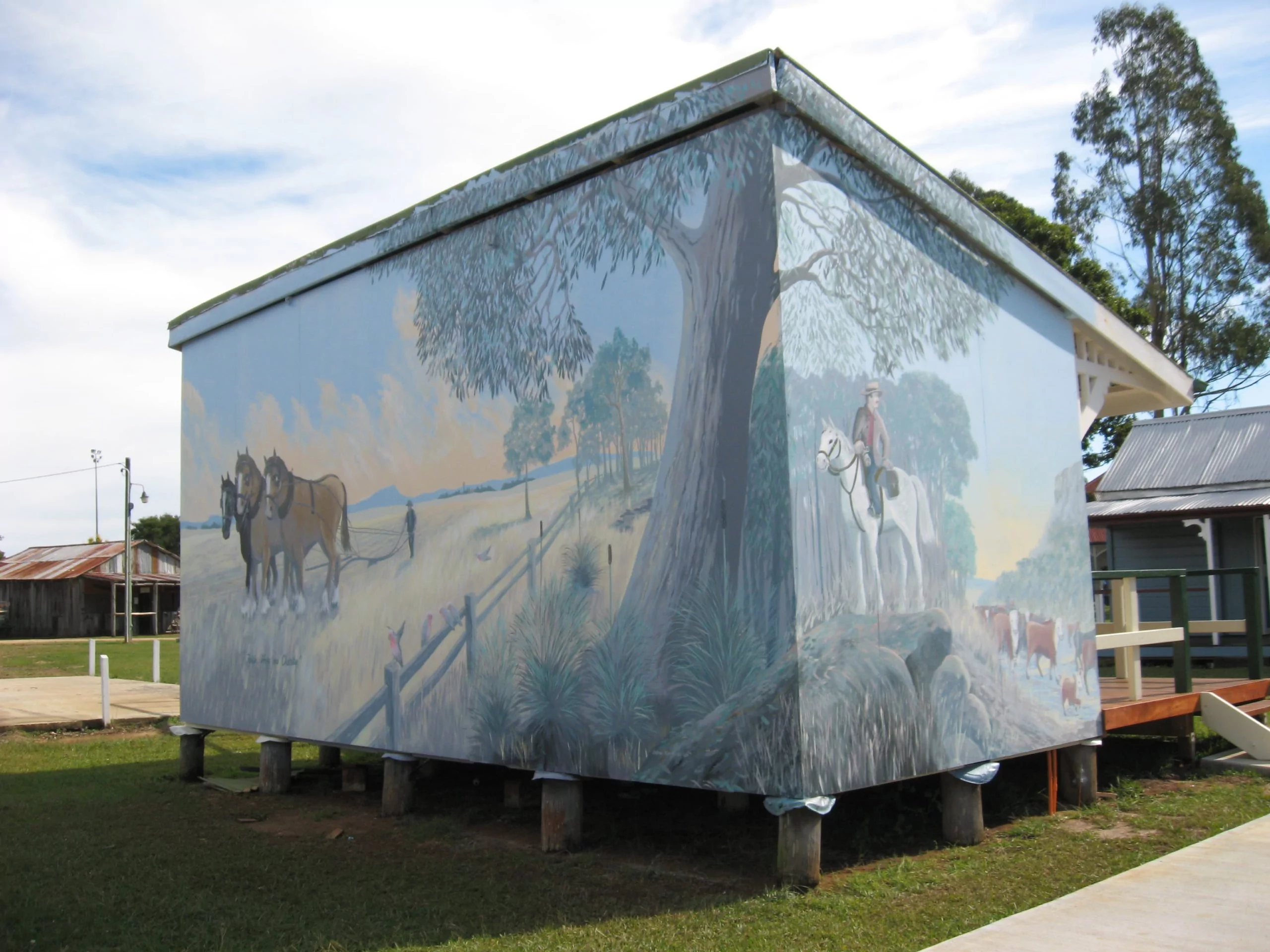 Bracalba Station Mural
