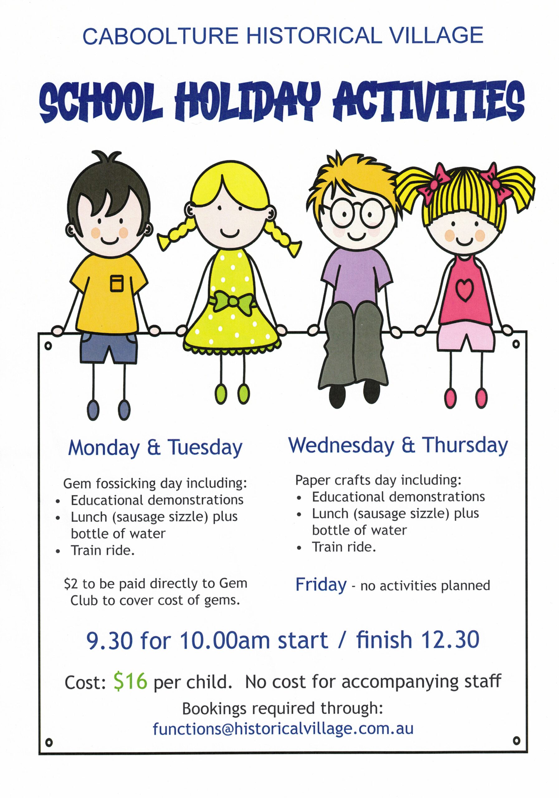 September School Holiday Activities