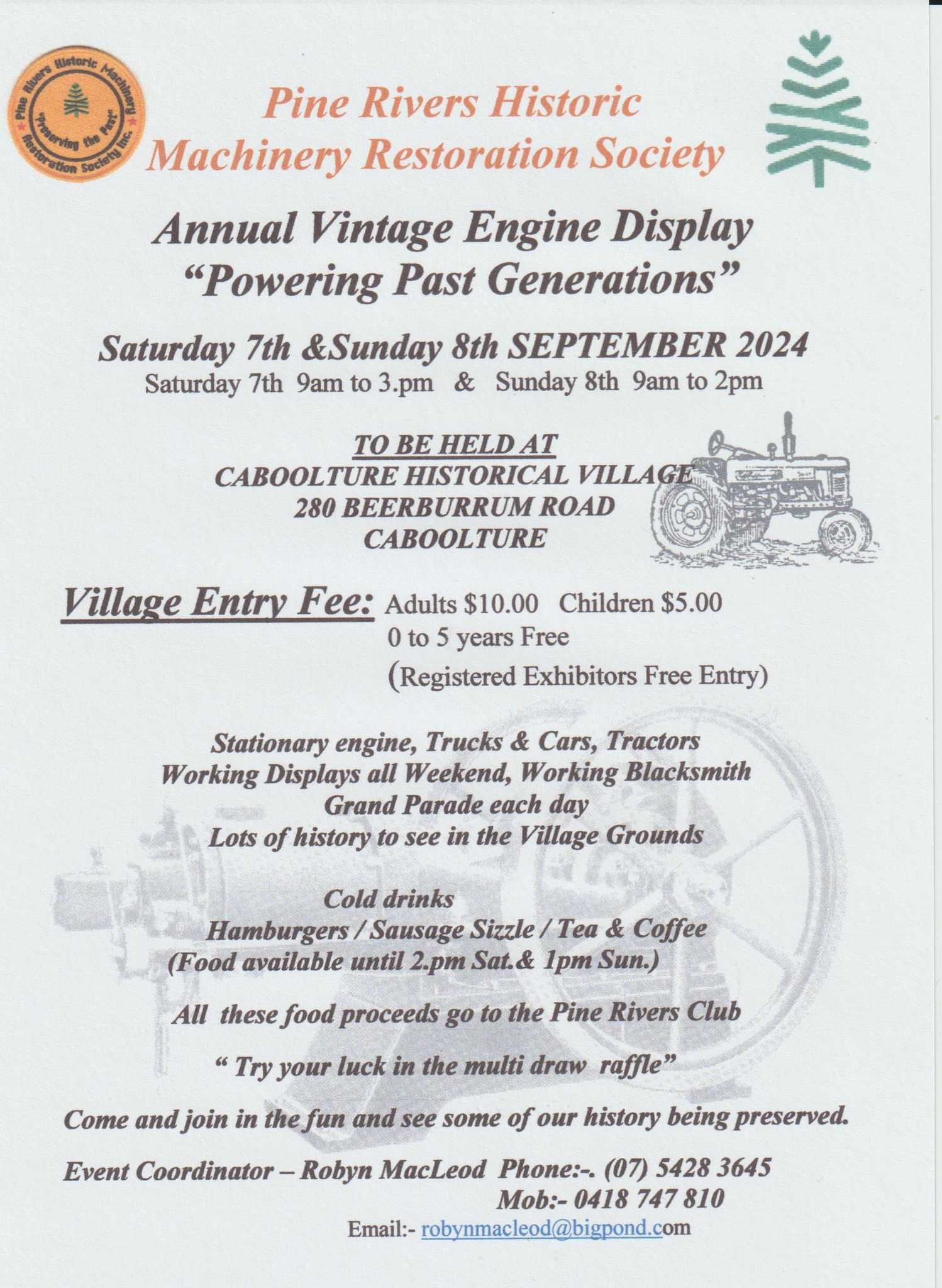 VINTAGE ENGINE DISPLAY - Caboolture Historical Village